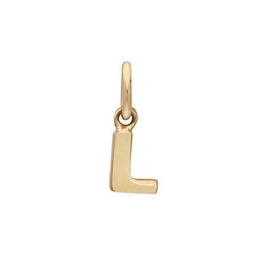 Siersbøl - Buchstaben-Anhänger in 14kt. Gold (A-V)