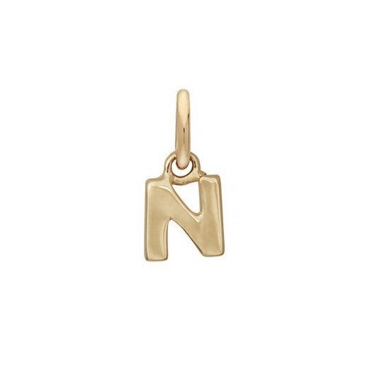 Siersbøl - Buchstaben-Anhänger in 14kt. Gold (A-V)