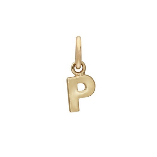 Siersbøl - Buchstaben-Anhänger in 14kt. Gold (A-V)