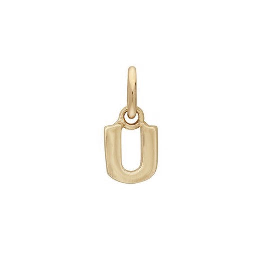Siersbøl - Buchstaben-Anhänger in 14kt. Gold (A-V)