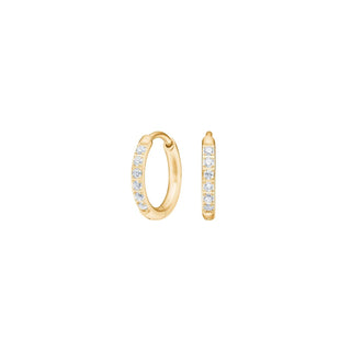Pure Titanium Nikkelfri hoops i forgyldt titanium