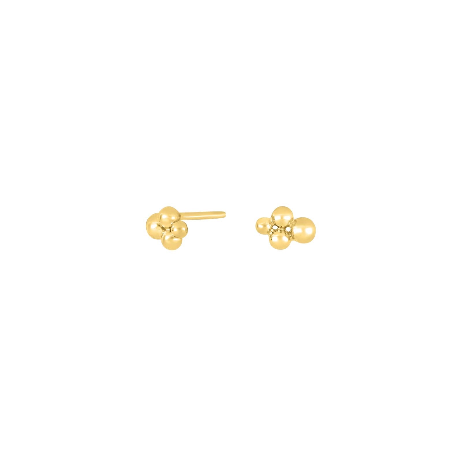 Nordahl Jewellery - HONEY52 2 ørestikker i forgyldt sølv