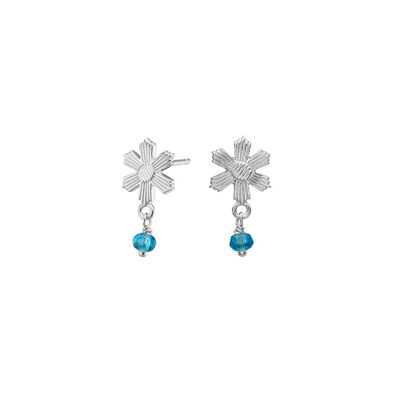 Nordahl Jewellery Blomst-ørestikkere i sølv BRODERIE52