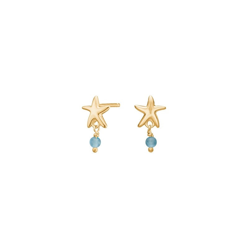 Nordahl Jewellery  Øreringe i forgyldt sølv SEASIDE52