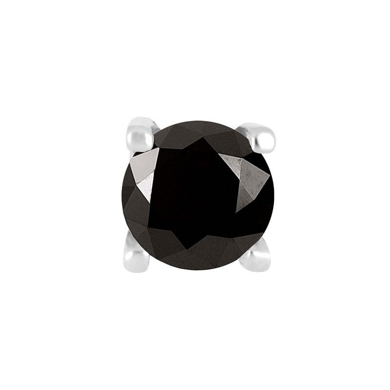 Son of Noa Stahl Ohrstecker schwarz m. zirkonia