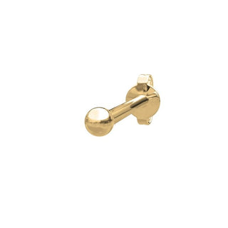 Nordahl Andersen Pierce52 ørestik i 14 kt. guld med lille kugle – minimalistisk piercing til daglig brug