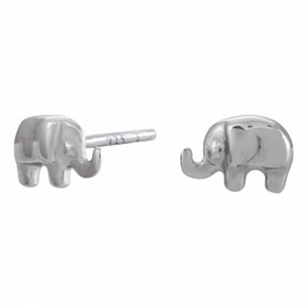 Rhd. sølv ørestikker elefant 5mm 30251000900 med -10%