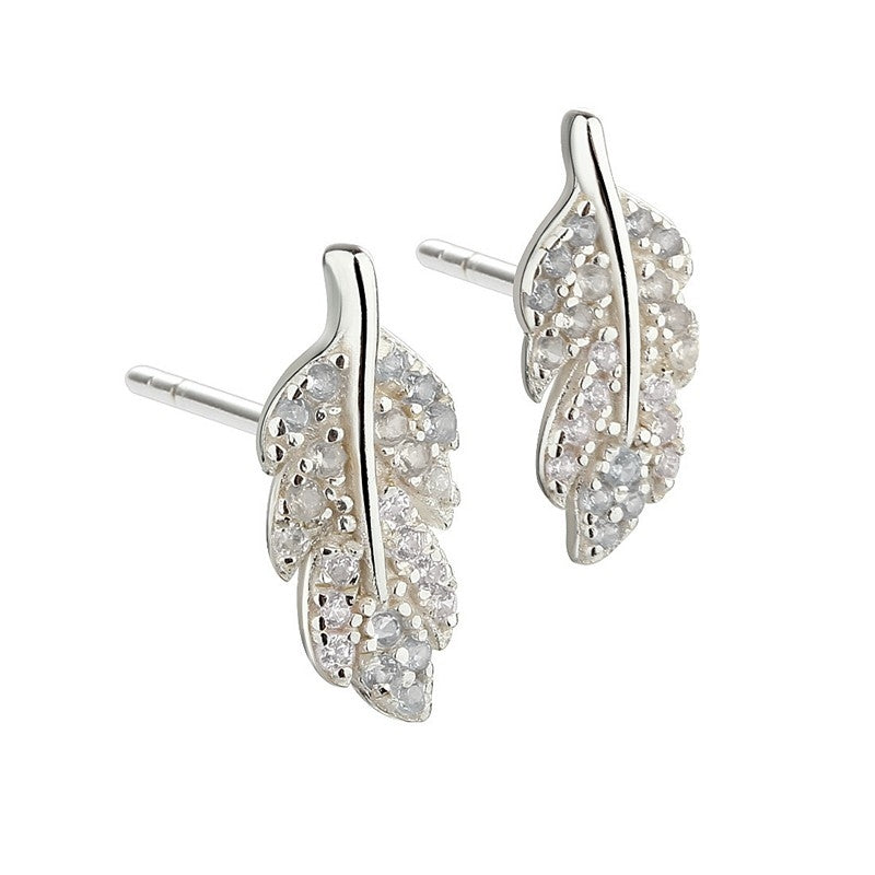 Aqua Dulce - Leona Earstuds i sterlingsølv