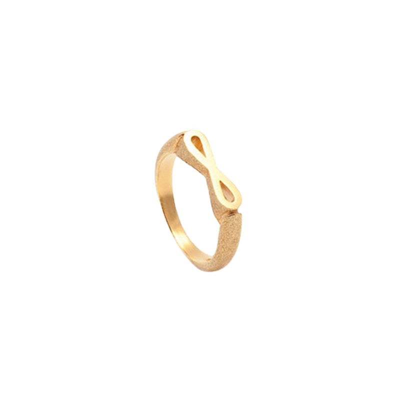 Initials Ring in vergoldetem Silber mit Buchstaben**