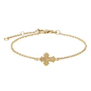 Siersbøl Dagmar kors armbånd i forgyldt sølv 825 075-3