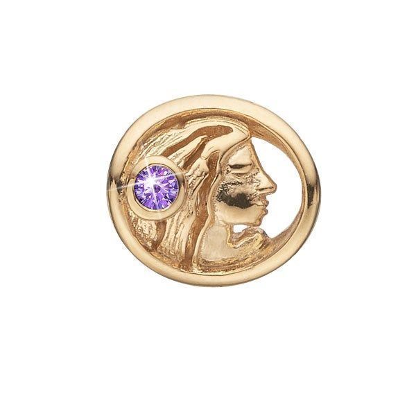 Christina Collect forgyldt charms - Jomfruen