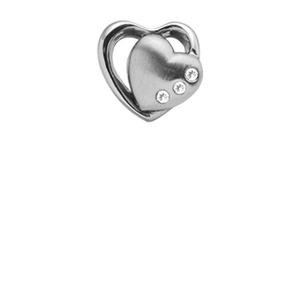 Christina Collect Silber Charm - Hearts to tone