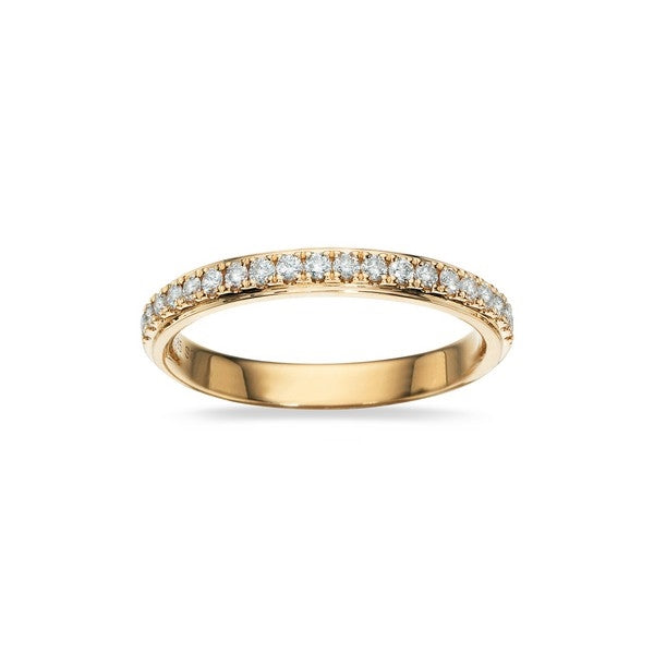 Dazzling by Scrouples guldring i 14 kt guld med 0,27 ct brillantslebne diamanter