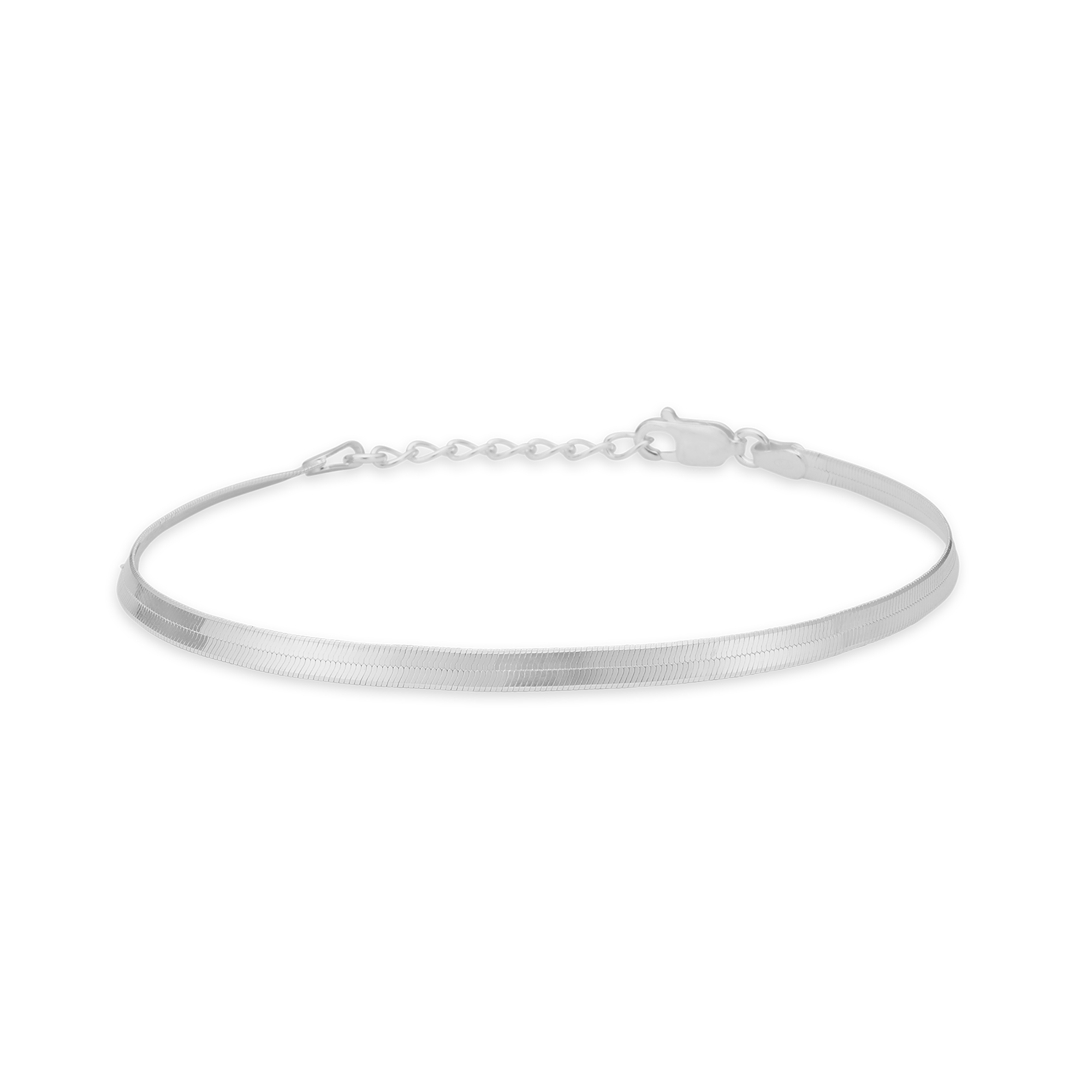 Cobra small sildeben armbånd i sølv, Studio Z