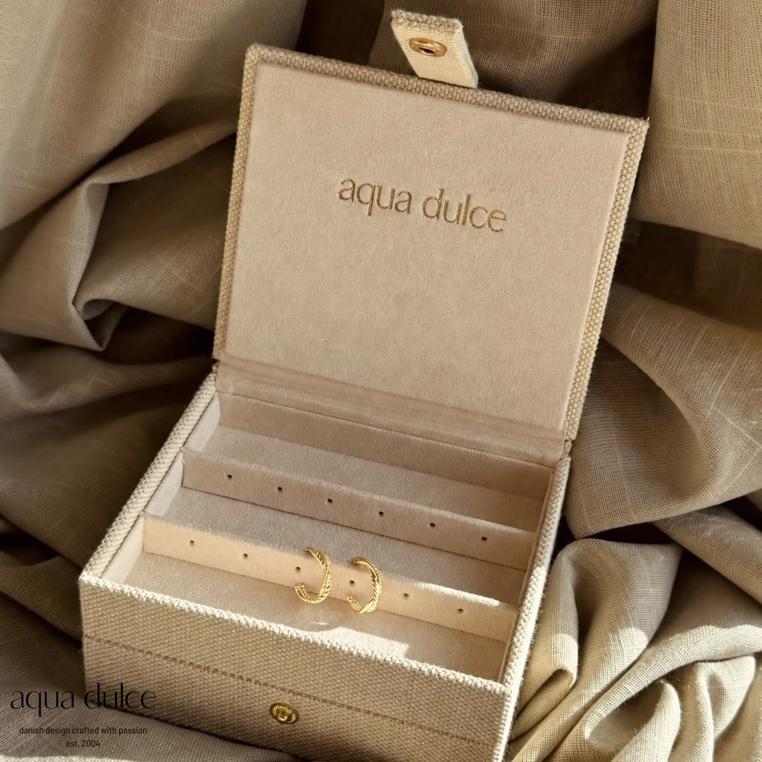 Aqua Dulce Jewellery Box Medium smykkeskrin i sand, billede 2