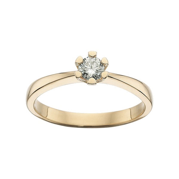 Vida Ring 8 kt. Gold mit Brillant 0,03ct.
