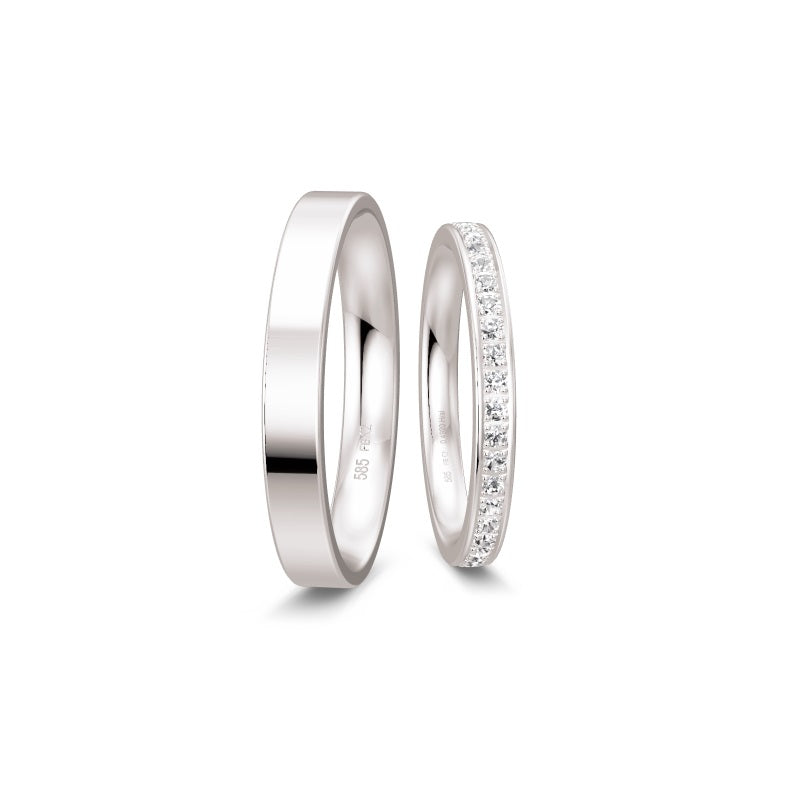 Breuning Renaissance Weißgold-Vielsesring 41 Diamanten