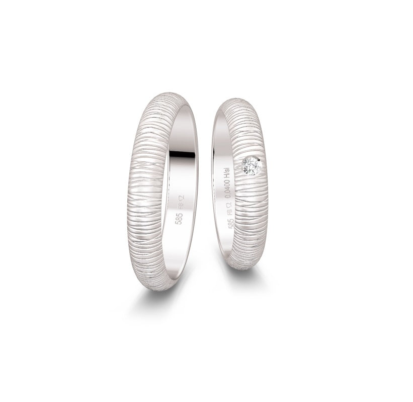 Breuning Renaissance Weißgold mit 1 Diamant 0,04 ct