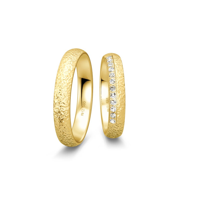 Breuning Renaissance Goldring 12 Diamanten 0,18 ct