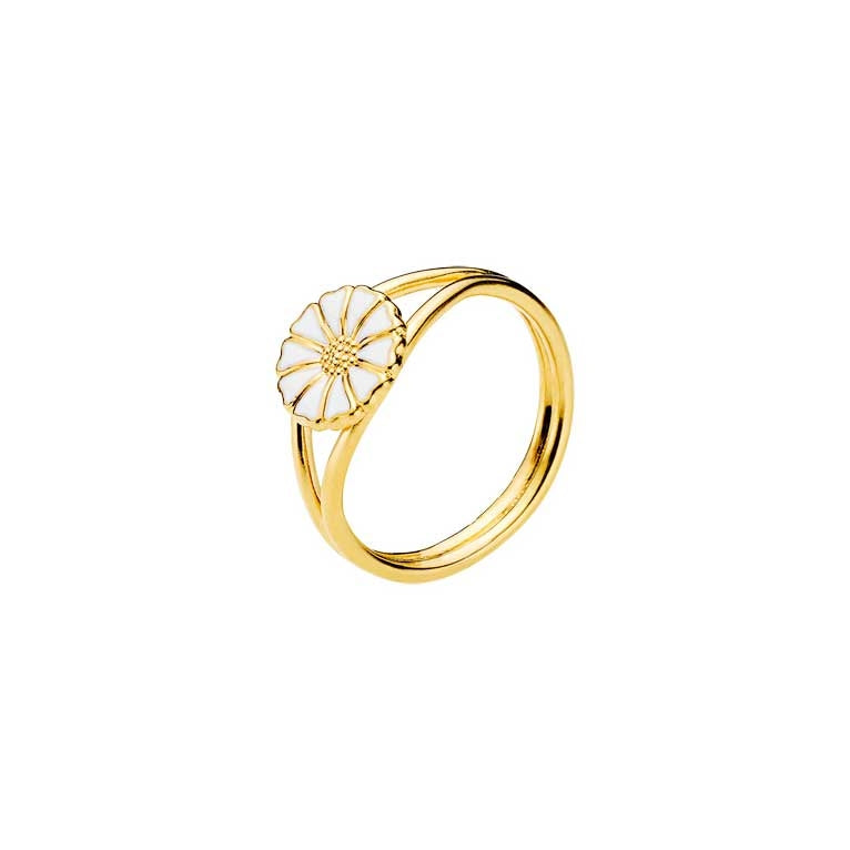 Lund Copenhagen Marguerit ring i forgyldt 907009-M
