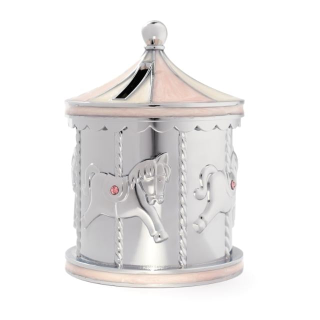 Sparebøsse karrusel med rosa detaljer 92015286195