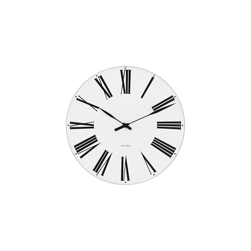Arne Jacobsen - Roman Vægur -  Vælg mellem 4 størrelser