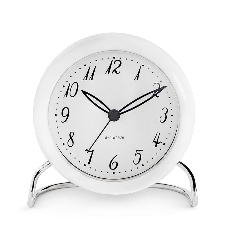 Arne Jacobsen LK Tischuhr/Wecker - Weiß
