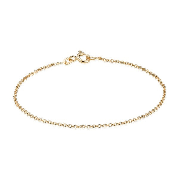 Anker Rund - Armband in 8kt. Gold