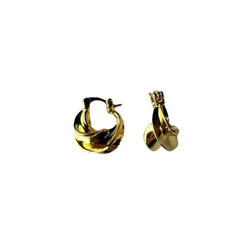 Pico Afrika Petite Hoops i forgyldt messing  Y01007-FG
