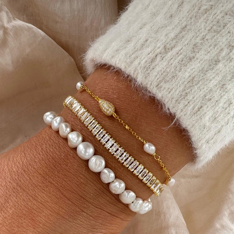 Aqua Dulce - Philina Bracelet i forgyldt sølv 2