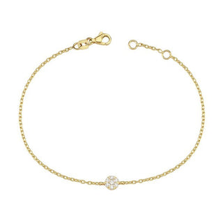 Flora  Diamant armbånd i 14 karat Guld fra Nuran