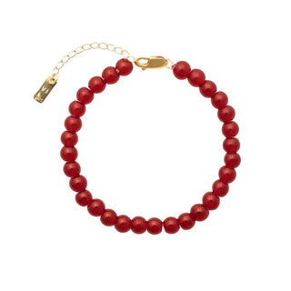 Det røde Candy Coral Berry armbåndet fra House of Vincent