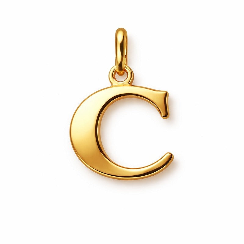 Buchstabenanhänger in 8 Karat Gold - Wählen Sie einen Buchstaben