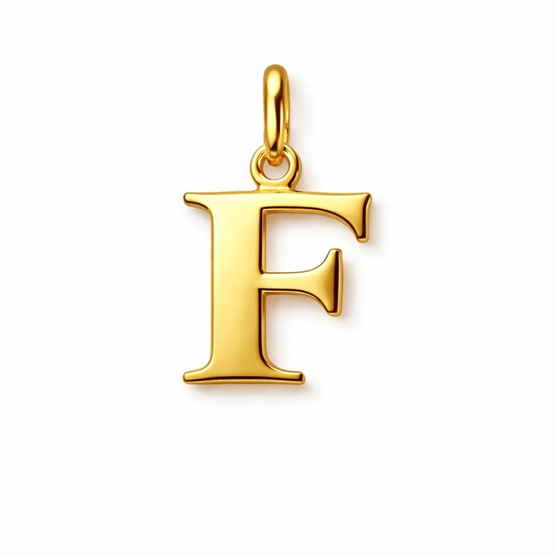 Buchstabenanhänger in 8 Karat Gold - Wählen Sie einen Buchstaben