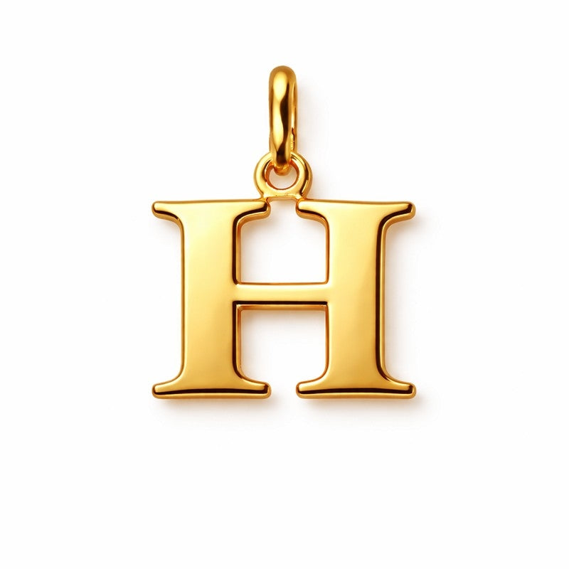 Buchstabenanhänger in 8 Karat Gold - Wählen Sie einen Buchstaben