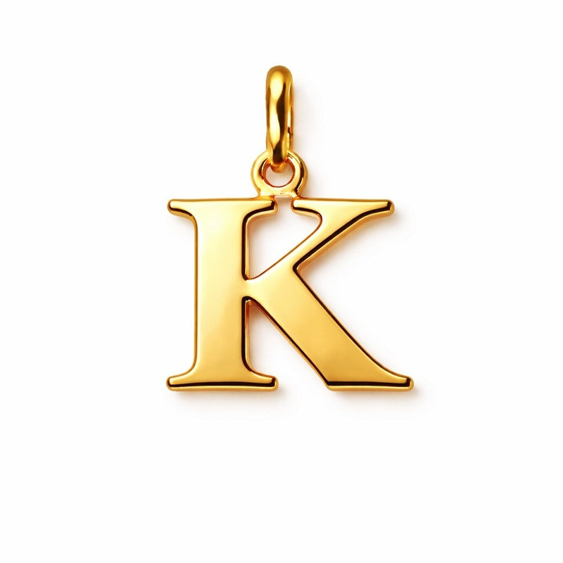 Buchstabenanhänger in 8 Karat Gold - Wählen Sie einen Buchstaben