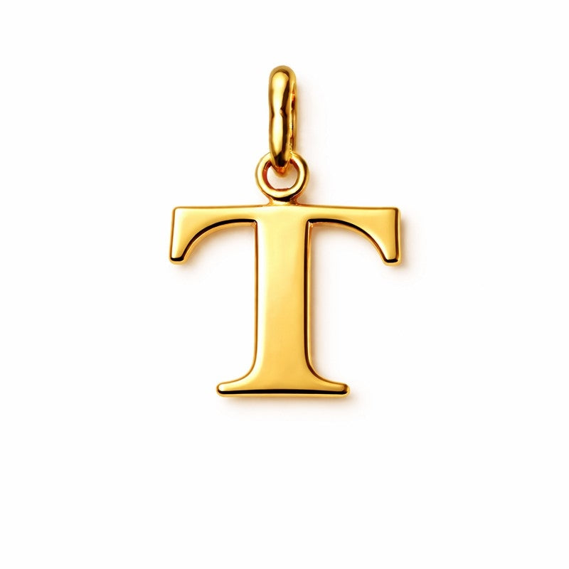 Buchstabenanhänger in 8 Karat Gold - Wählen Sie einen Buchstaben