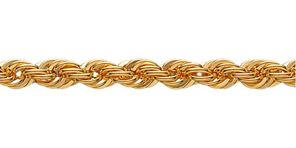 Cordel armbånd i 14 kt guld