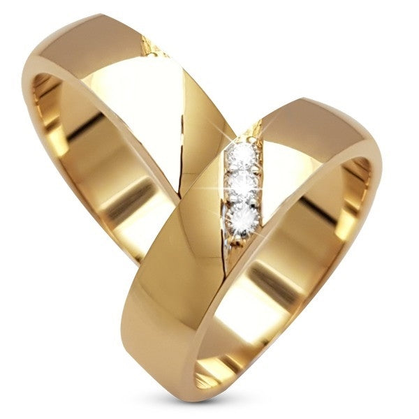 Aagaard vielsesringe i 9/14 kt guld med lab-grown diamanter, 0,09 ct TW/SI