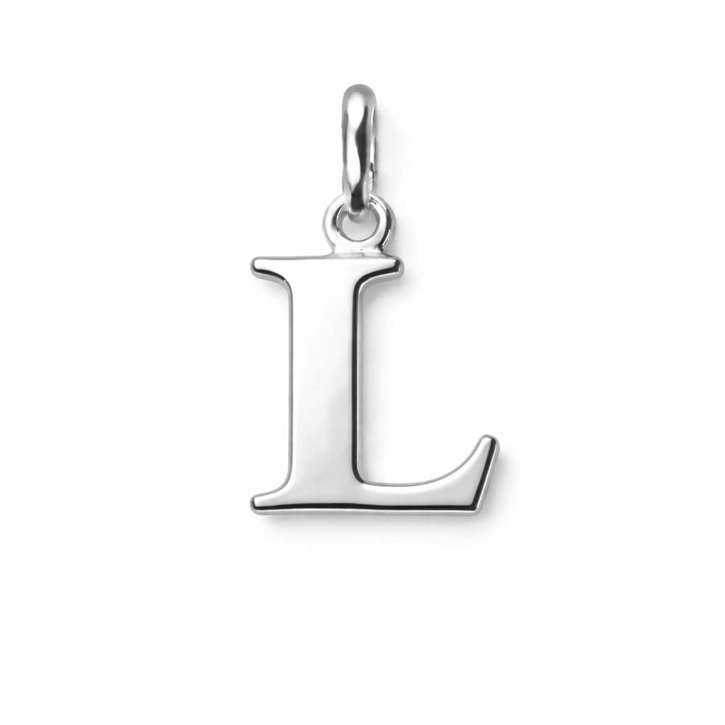 Buchstabenanhänger in Sterlingsilber - Wählen Sie einen Buchstaben