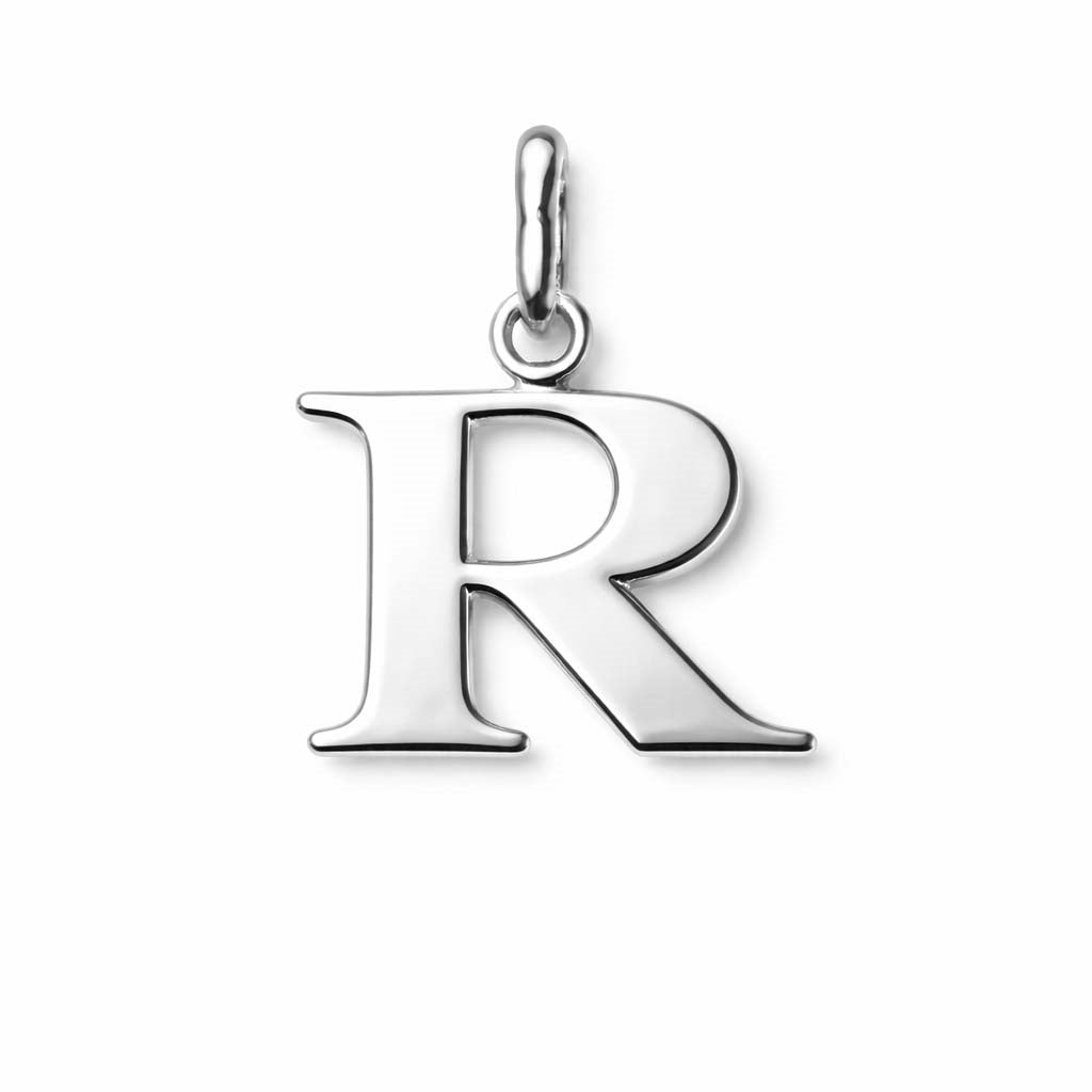 Buchstabenanhänger in Sterlingsilber - Wählen Sie einen Buchstaben
