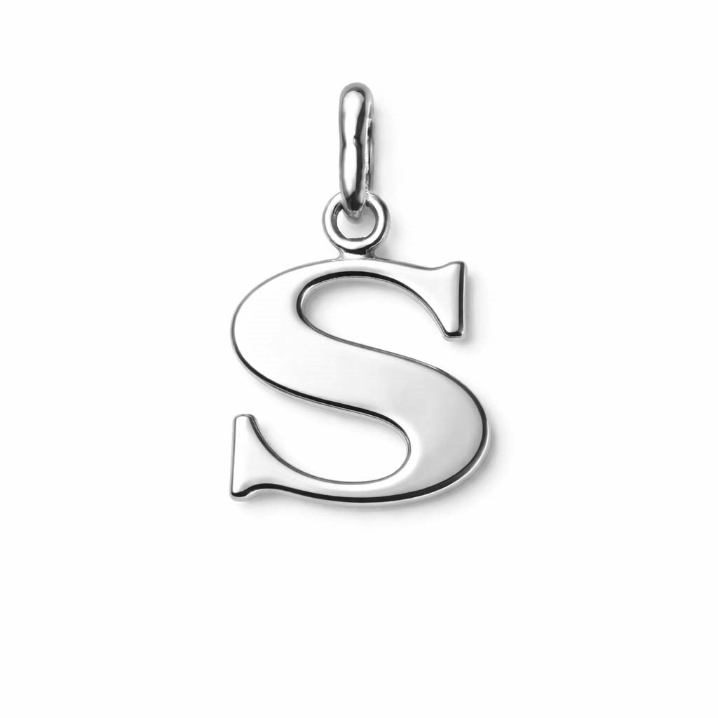 Buchstabenanhänger in Sterlingsilber - Wählen Sie einen Buchstaben