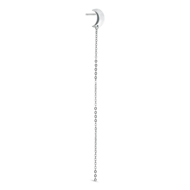 Jane Kønig Half Moon Chain Stud