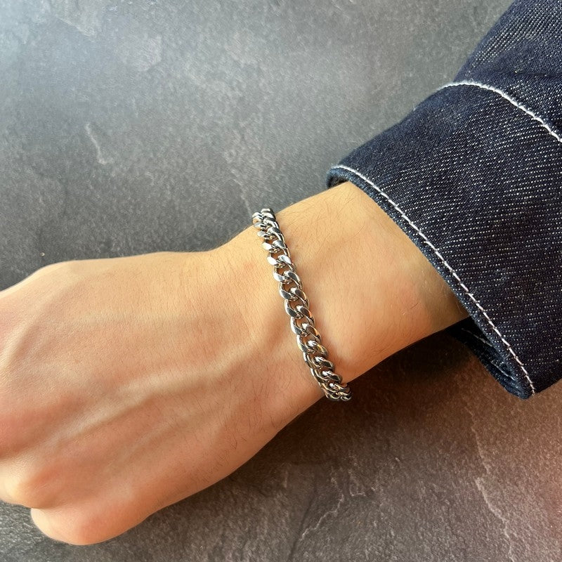 Rico's Panser armbånd til mænd i 8 mm stål