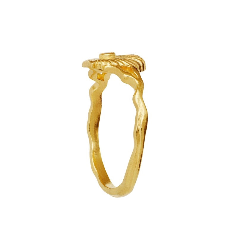 Myra ring i forgyldt sølv fra Maanesten 4868A 3