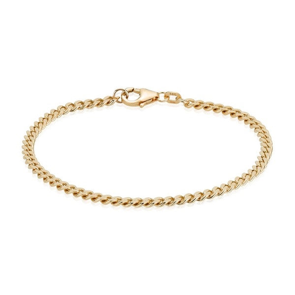 Panzer Facet Armband in 14kt. Gold