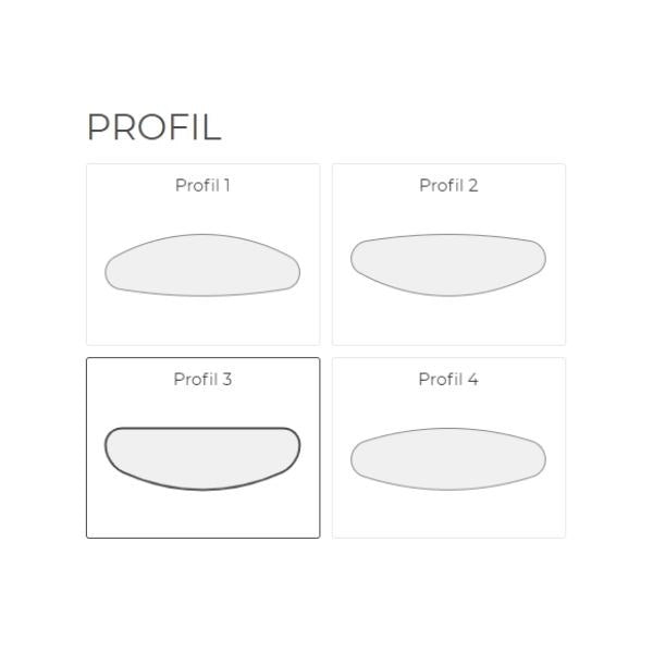 Profil 3: Siersbøl Wedding - Vielsesringe i 14kt. hvidguld m. brillanthjerte (0,021ct.)