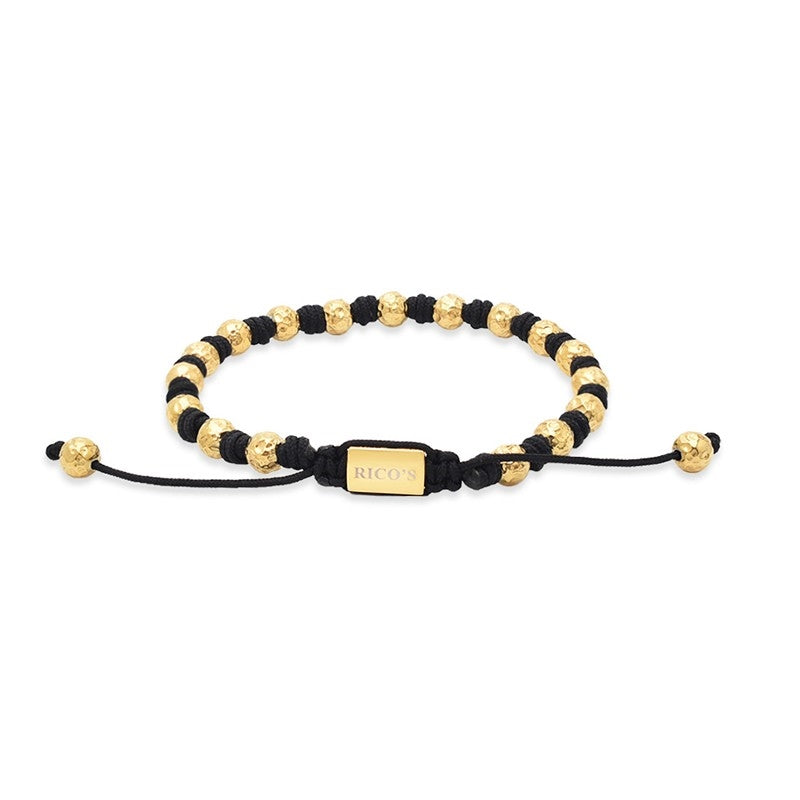 Rico's armbånd med perler i forgyldt stål RC520G 2