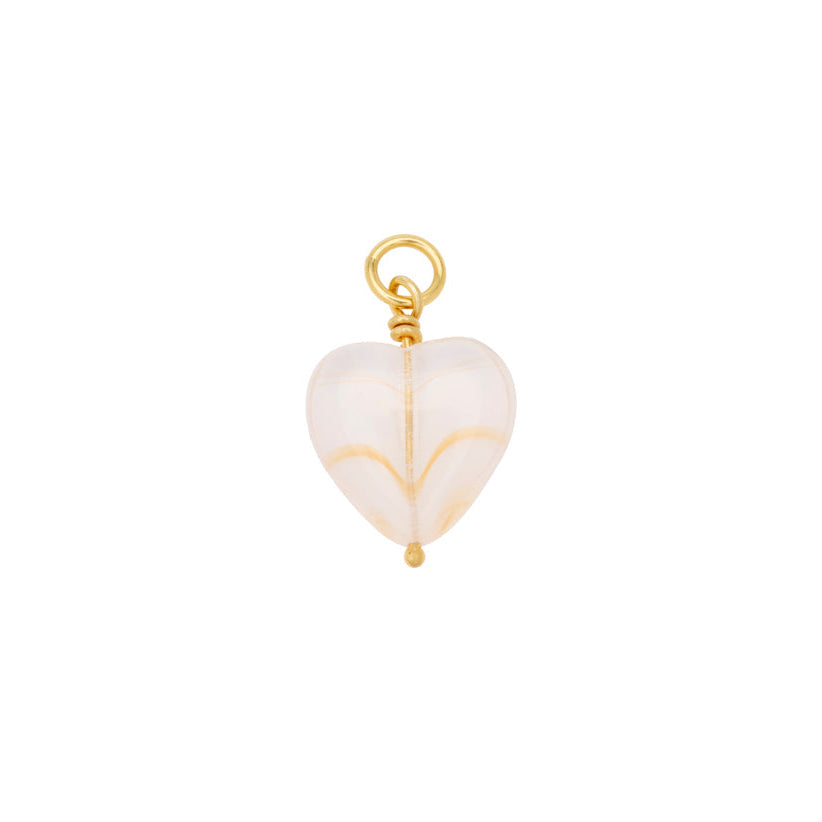 French Grande Heart Vedhæng i White, Pico Copenhagen
