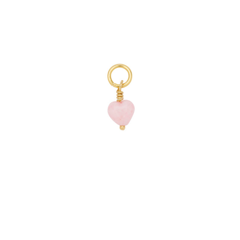 French Mini Heart Pendant i Powder, Pico Copenhagen